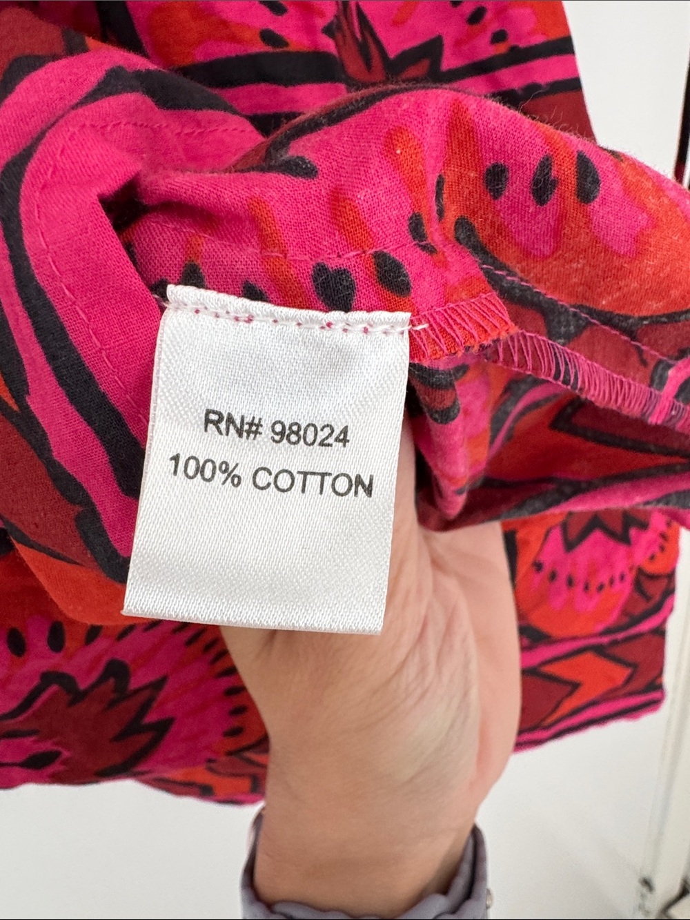 House of Harlow 1960 Pink and Black Floral Print Peasant Dress - Picture 7 of 7